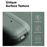 Husa casti pentru AirPods Pro 3, Ringke, Protection Case Onyx Magnetic Non Slip Texture Carabiner Hole Sage, verde