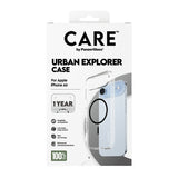 Husa pentru iPhone 17 Air, PanzerGlass® Care Flagship Urban Explorer Black MagSafe, transparenta