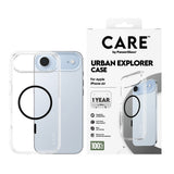 Husa pentru iPhone 17 Air, PanzerGlass® Care Flagship Urban Explorer Black MagSafe, transparenta