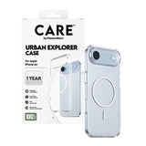 Husa pentru iPhone 17 Air, PanzerGlass® Care Flagship Urban Explorer White MagSafe, transparenta