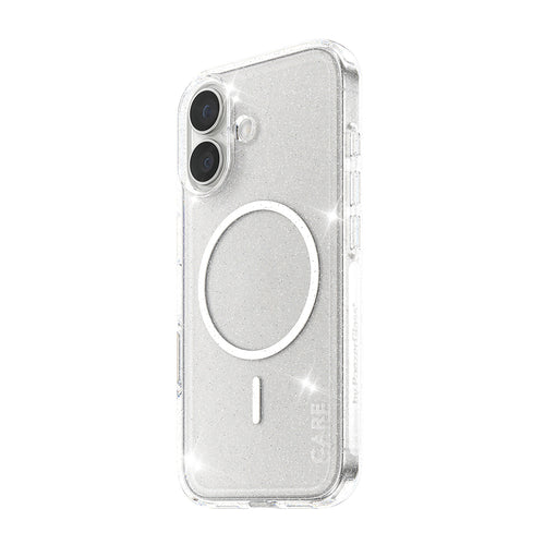 Husa pentru iPhone 17, PanzerGlass® Care Flagship Urban Explorer Star Lit White MagSafe, transparenta