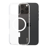 Husa pentru iPhone 16 Pro, PanzerGlass® Care Flagship Urban Combat White MagSafe, transparenta