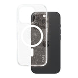 Husa pentru iPhone 16 Pro, PanzerGlass® Care Flagship Urban Combat Star Lit White MagSafe, transparenta