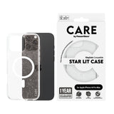 Husa pentru iPhone 16 Pro Max, PanzerGlass® Care Flagship Urban Combat Star Lit White MagSafe, transparenta