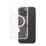 Husa pentru iPhone 16 Pro Max, PanzerGlass® Care Flagship Urban Combat Star Lit White MagSafe, transparenta