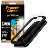 Folie de protectie pentru iPhone 16 Pro, PanzerGlass® Anti-Reflective Armor Screen Protector w. EasyAligner
