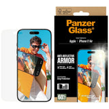 Folie de protectie pentru iPhone 17 Air, PanzerGlass® Anti-Reflective Armor Screen Protector w. EasyAligner