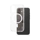 Husa pentru iPhone 16, PanzerGlass® Care Flagship Urban Combat Star Lit White MagSafe, transparenta