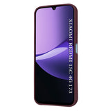 Husa pentru Xiaomi Redmi 15C 4G, Techsuit SoftFlex, bordo