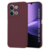 Husa pentru Xiaomi Redmi 15C 4G, Techsuit SoftFlex, bordo