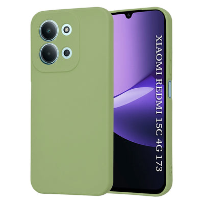 Husa pentru Xiaomi Redmi 15C 4G, Techsuit SoftFlex, verde