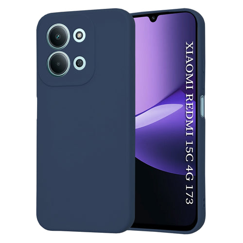 Husa pentru Xiaomi Redmi 15C 4G, Techsuit SoftFlex, bleumarin