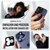 Folie de protectie pentru iPhone 16e, PanzerGlass® Hoops® Camera Lens Protector