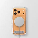Husa pentru iPhone 17 Pro, PanzerGlass® Care Feature Kickstand MagSafe, transparenta