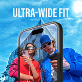 Folie de protectie pentru iPhone 15, PanzerGlass® Ultra-Wide Fit Screen Protector