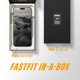 Folie de protectie pentru iPhone 17 Pro, PanzerGlass® Ultra-Wide Fit Stealth Screen Protector w. Fastfit IN-A-BOX
