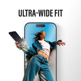 Folie de protectie pentru iPhone 17 Pro Max, PanzerGlass® Ultra-Wide Fit Stealth Screen Protector w. Fastfit IN-A-BOX
