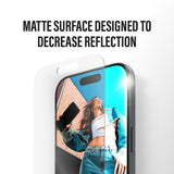 Folie de protectie pentru iPhone 17 Pro, PanzerGlass® Anti-Reflective Armor Screen Protector w. EasyAligner