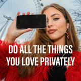 Folie de protectie pentru iPhone 16 Pro, PanzerGlass® Ultra-Wide Fit 2-Way Privacy Screen Protector w. EasyAligner