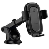 Suport auto Borofone cu Wireless Charging Follower (BH223), pentru Parbriz/Bord, 15W, 4.5-7.0inch, negru