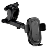 Suport auto Borofone cu Wireless Charging Follower (BH223), pentru Parbriz/Bord, 15W, 4.5-7.0inch, negru