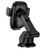 Suport auto Borofone cu Wireless Charging Follower (BH223), pentru Parbriz/Bord, 15W, 4.5-7.0inch, negru