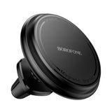 Suport auto Borofone Parker (BH135), Magnetic, pentru Grila ventilatie, Mini Size, negru