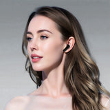 Casti wireless Borofone Peaceful (FQ9), Bluetooth V5.4, 300mAh, True Wireless, Control tactil, negru