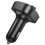 Modulator FM Borofone si Incarcator auto Heroic (BC59), Bluetooth V5.4, 2x USB, Type-C, MP3 Playback, negru