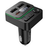 Modulator FM Borofone si Incarcator auto Hero (BC60), Bluetooth V5.4, 2x USB, Type-C, 35W, MP3, negru