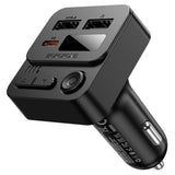 Modulator FM Borofone si Incarcator auto Hero (BC60), Bluetooth V5.4, 2x USB, Type-C, 35W, MP3, negru