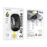 Mouse wireless Borofone Planet (BG14), 2.4Ghz, 1000DPI, 3 Buttons, M68 Chip, alb