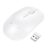 Mouse wireless Borofone Planet (BG14), 2.4Ghz, 1000DPI, 3 Buttons, M68 Chip, alb