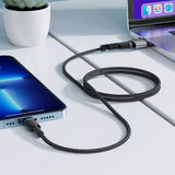 Adaptor Acefast, Data Cable C22 05 Fast Charging Type-C to Type-C MagSafe 3 240W 48v 5a 1 2m Koff A3d2de, Negru