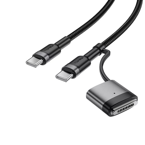 Adaptor Acefast, Data Cable C22 05 Fast Charging Type-C to Type-C MagSafe 3 240W 48v 5a 1 2m Koff A3d2de, Negru