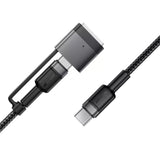 Adaptor Acefast, Data Cable C22 05 Fast Charging Type-C to Type-C MagSafe 3 240W 48v 5a 1 2m Koff A3d2de, Negru