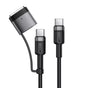 Adaptor Acefast, Data Cable C22 05 Fast Charging Type-C to Type-C MagSafe 3 240W 48v 5a 1 2m Koff A3d2de, Negru