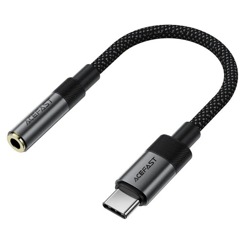 Adaptor Acefast Audio Adapter (J12), Type-C Male to Jack 3.5mm Female, Plug & Play, High-Fidelity Sound, No Delay
