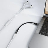 Adaptor Acefast Audio Adapter (J12), Type-C Male to Jack 3.5mm Female, Plug & Play, High-Fidelity Sound, No Delay