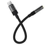 Adaptor Acefast Audio Adapter (J12), Type-C Male to Jack 3.5mm Female, Plug & Play, High-Fidelity Sound, No Delay