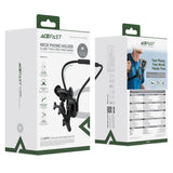 Suport de birou Acefast Neck Suport telefon (E33), pentru GoPro, Phone, cu Clamp, 360° Reglabil, Secure Fit, Silicon Neckband, negru