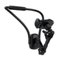 Suport de birou Acefast Neck Suport telefon (E33), pentru GoPro, Phone, cu Clamp, 360° Reglabil, Secure Fit, Silicon Neckband, negru
