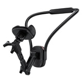 Suport de birou Acefast Neck Suport telefon (E33), pentru GoPro, Phone, cu Clamp, 360° Reglabil, Secure Fit, Silicon Neckband, negru