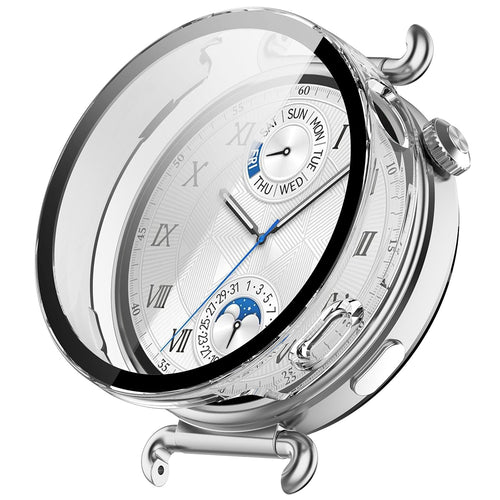 Husa smartwatch pentru Huawei Watch GT 6 41mm, Techsuit, transparenta