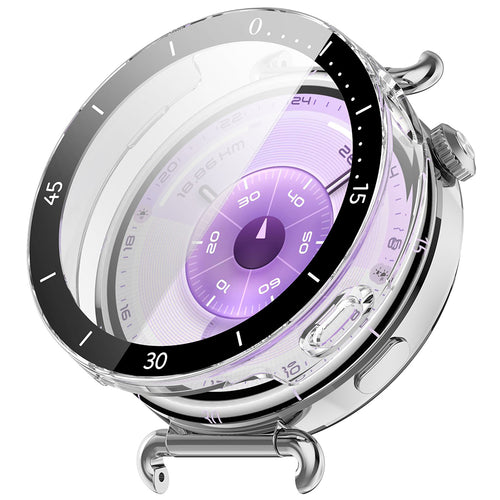 Husa smartwatch pentru Huawei Watch GT 6 41mm, Techsuit, transparenta