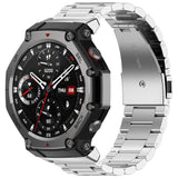 Curea pentru Amazfit T-Rex 3, Techsuit Watchband (W010), argintiu