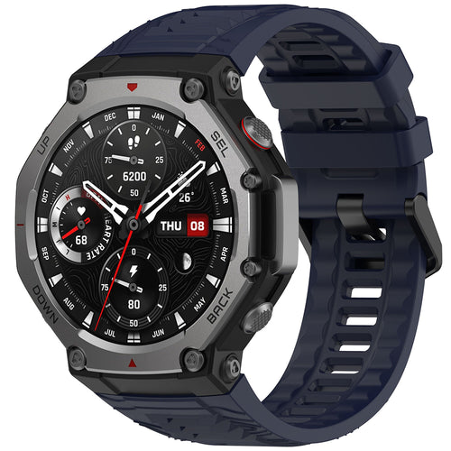 Curea pentru Amazfit T-Rex 3, Techsuit Watchband (W067), bleumarin