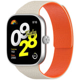 Curea pentru Xiaomi Redmi Watch 4, Techsuit Watchband (W016), bej / portocaliu
