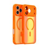 Husa pentru iPhone 17 Pro Max, Techsuit HaloFrost II MagSafe, portocaliu