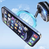 Suport auto Techsuit Premium VacuumGripX (S15), pentru Bord, Magnetic, N55, 360° Reglabil, Pliabil, negru